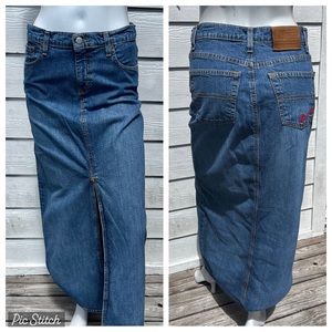 RL Maxi Skirt-Denim Jean-Size 2